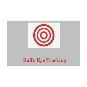 Bull's Eye Trucking Logo