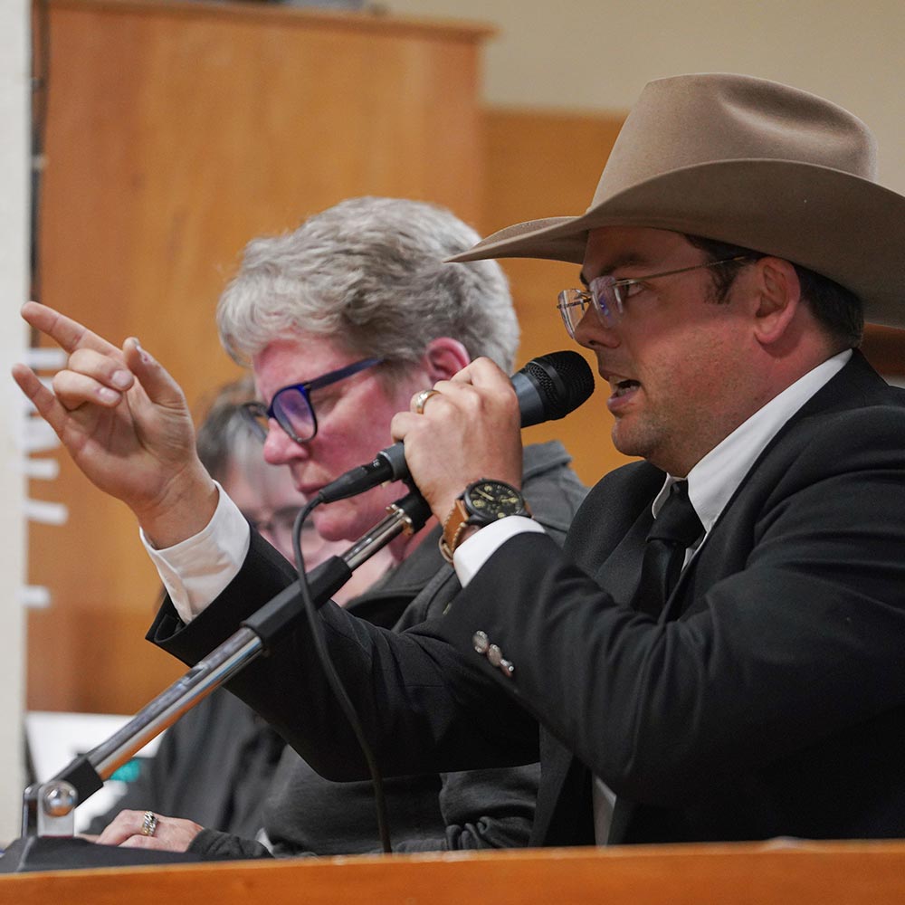 Jesse Lawes, Winner, 2023 Canadian Livestock Auctioneering Championship