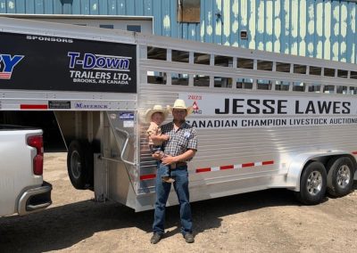 Jesse Lawes, 2023 Canadian Livestock Auctioneering Champion