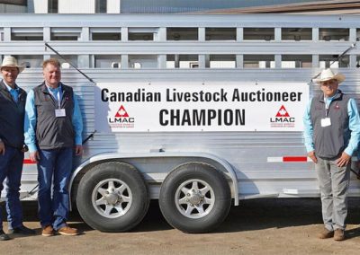 2023 Canadian Livestock Auctioneering Championship Judges